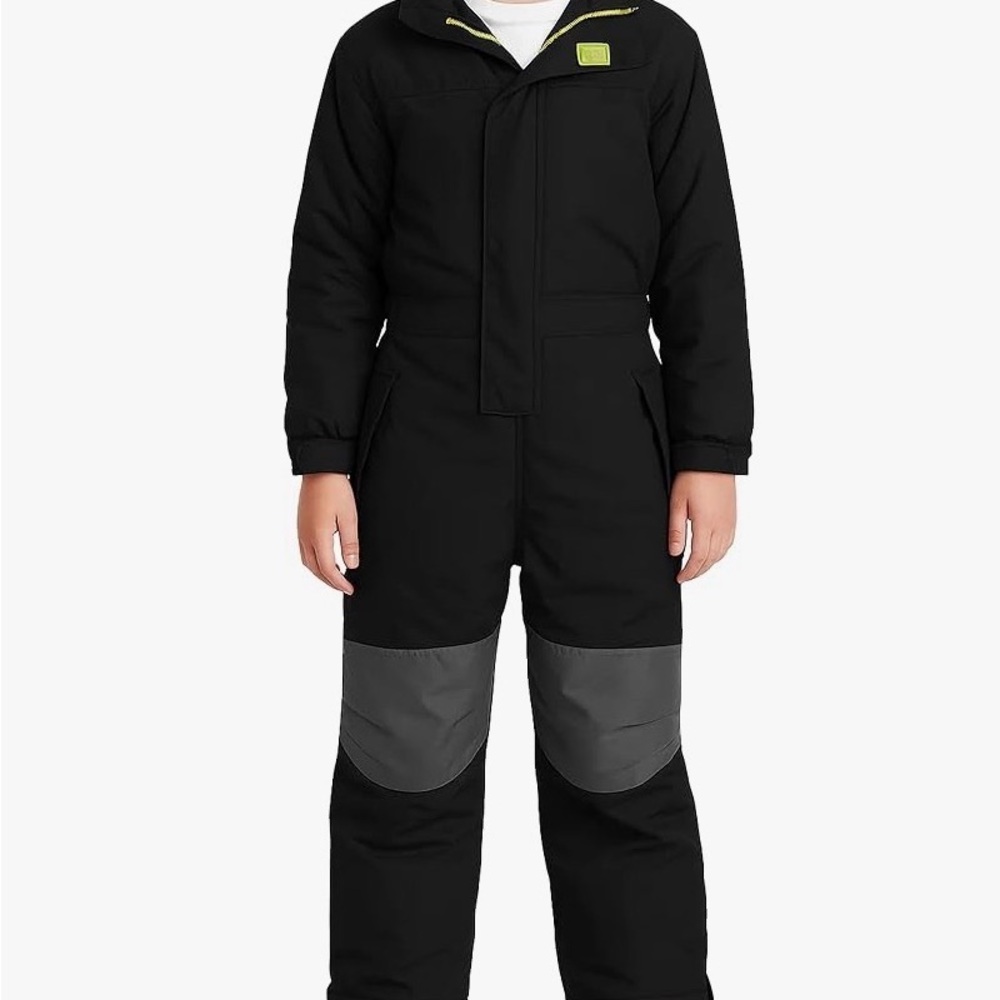 Kids Black and Gray Snowsuit Arctic Hero Size 4/5